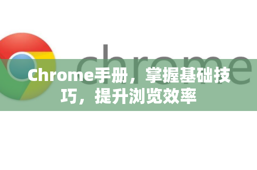 Chrome手册，掌握基础技巧，提升浏览效率