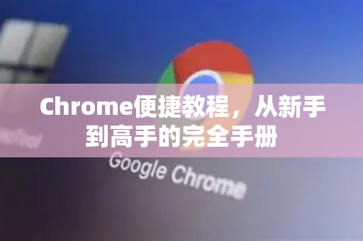 Chrome便捷教程，从新手到高手的完全手册
