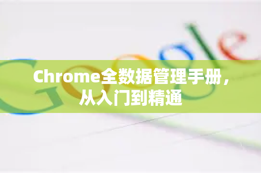Chrome全数据管理手册，从入门到精通