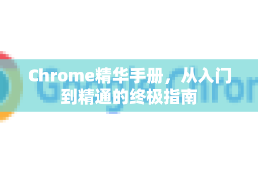 Chrome精华手册，从入门到精通的终极指南