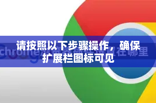 请按照以下步骤操作，确保扩展栏图标可见