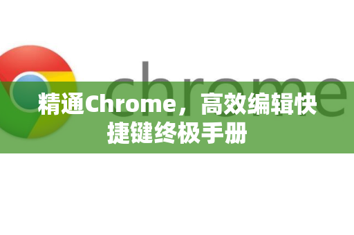 精通Chrome，高效编辑快捷键终极手册