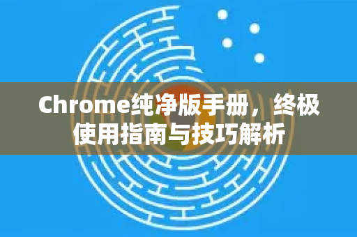 Chrome纯净版手册，终极使用指南与技巧解析