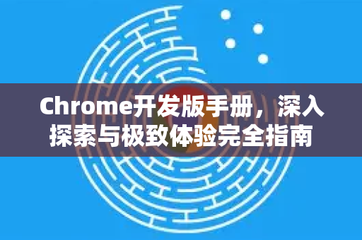 Chrome开发版手册，深入探索与极致体验完全指南