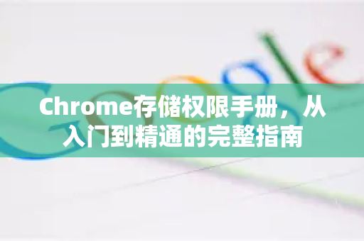 Chrome存储权限手册，从入门到精通的完整指南