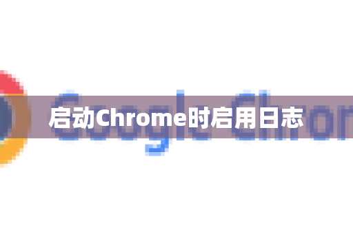 启动Chrome时启用日志